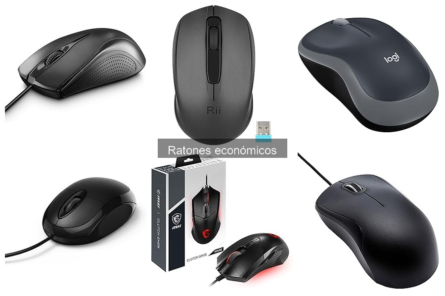 Ratones económicos vs. gama alta: ¿cuál elegir?