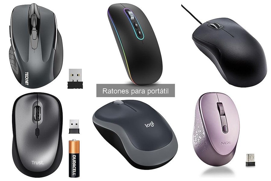 Ratones para portátil: funciones de personalización y programación