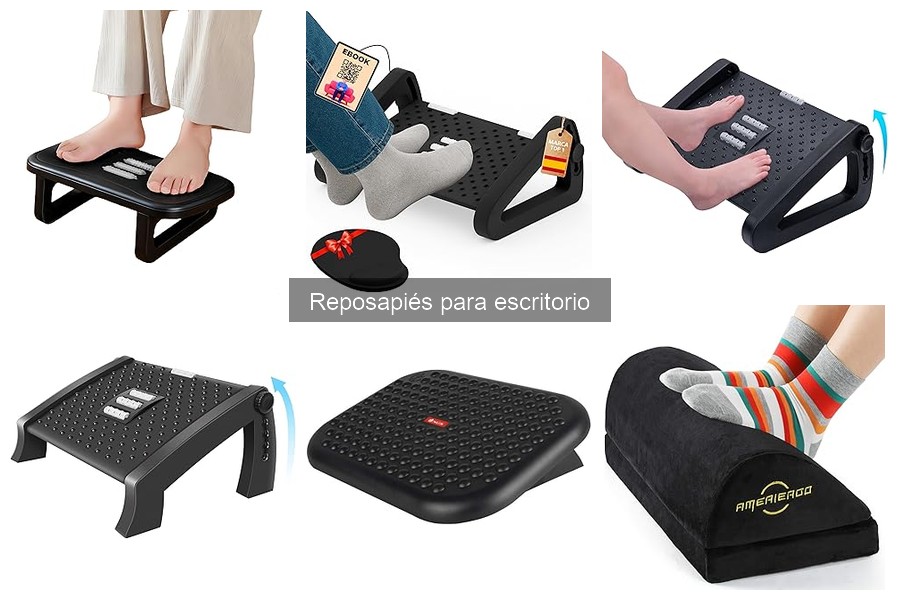 Reposapiés ideales para personas altas y bajas: guía y opciones