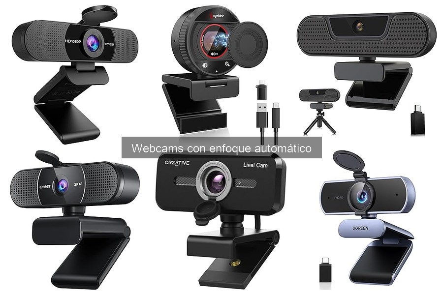 Requisitos del sistema para webcams con enfoque automático