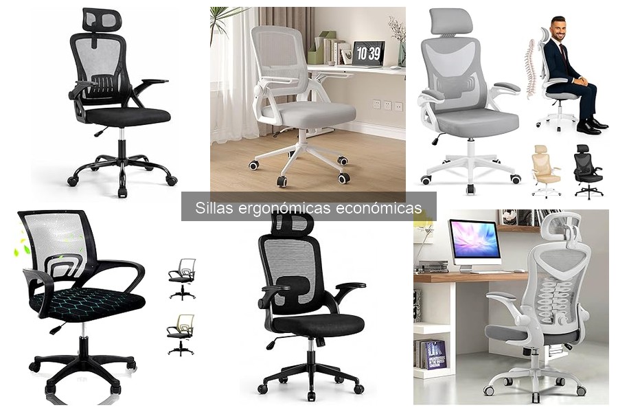 Sillas ergonómicas económicas para personas altas y bajas