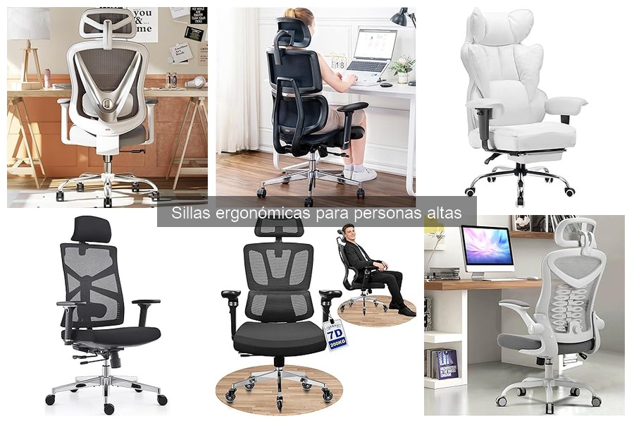Sillas Ergonómicas para Personas Altas: Características y Beneficios