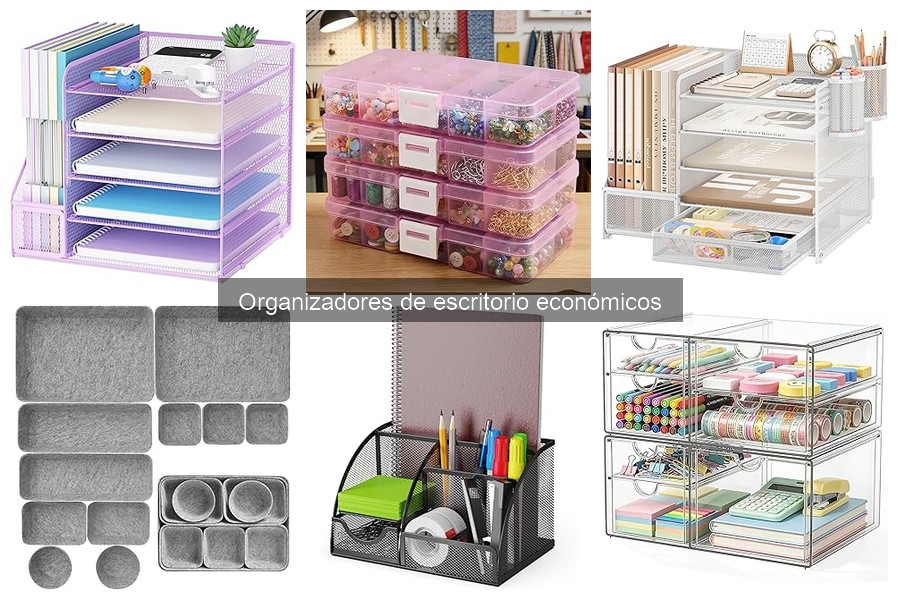 ¿Son efectivos los organizadores de escritorio económicos?