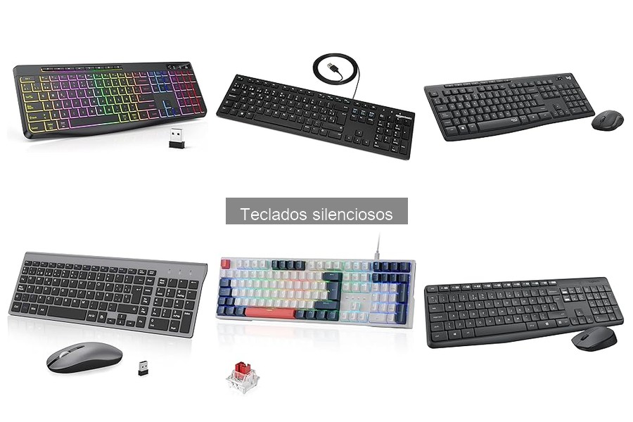 Teclados silenciosos: ¿realmente reducen el ruido?