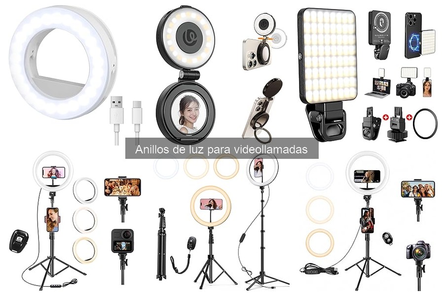 Tipos de anillos de luz para videollamadas: ¡Guía completa!