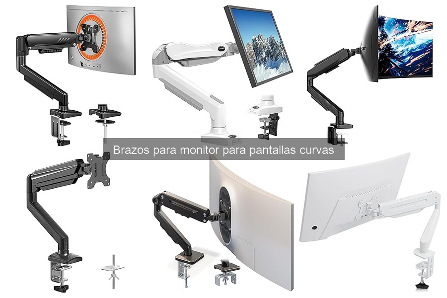 Tipos de brazos para monitor curvo: opciones y usos