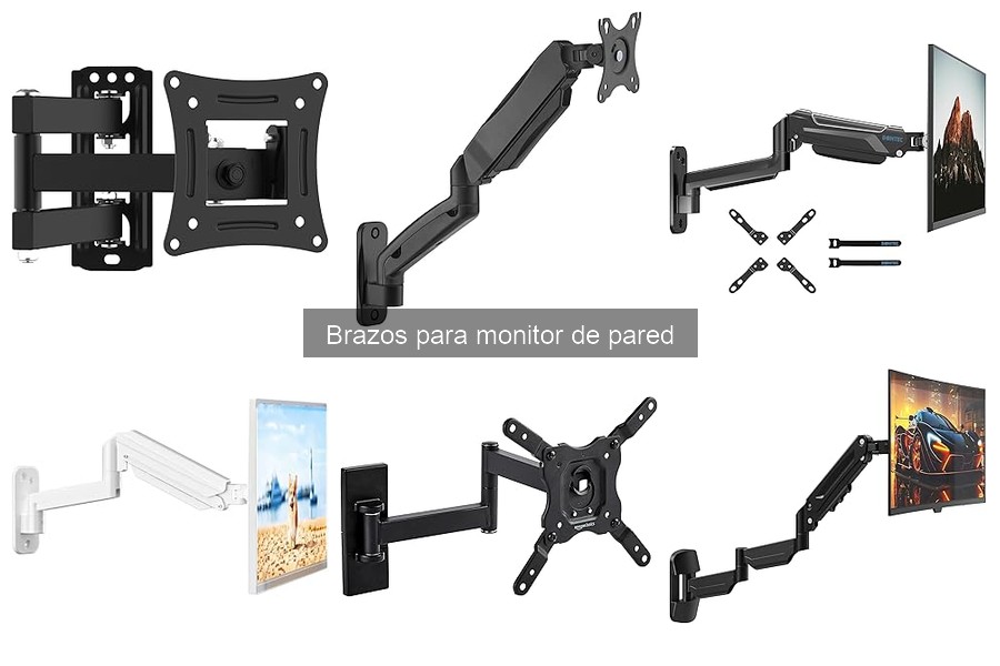 Tipos de brazos para monitor de pared: guía completa