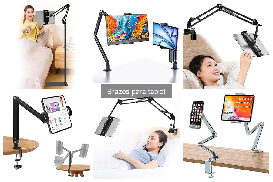 Tipos de brazos para tablet: Guía completa de opciones