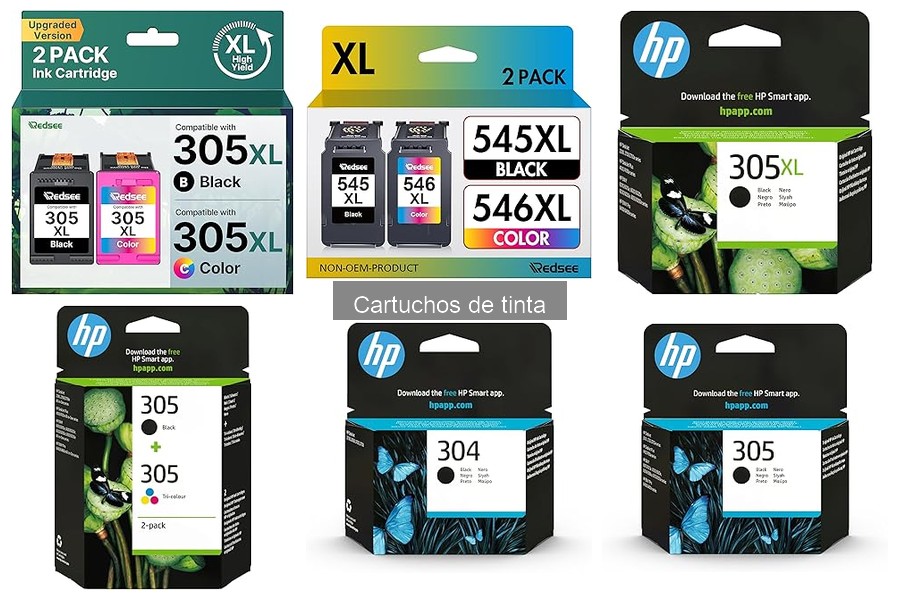 Tipos de cartuchos de tinta: originales, compatibles y recargables