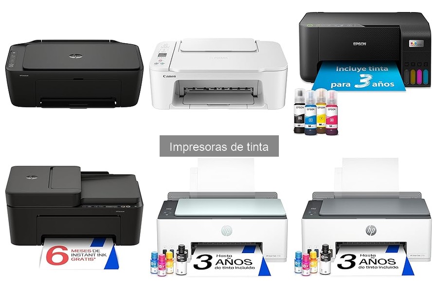 Tipos de impresoras de tinta: ventajas y características