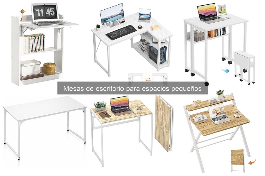 Tipos de mesas de escritorio para espacios pequeños