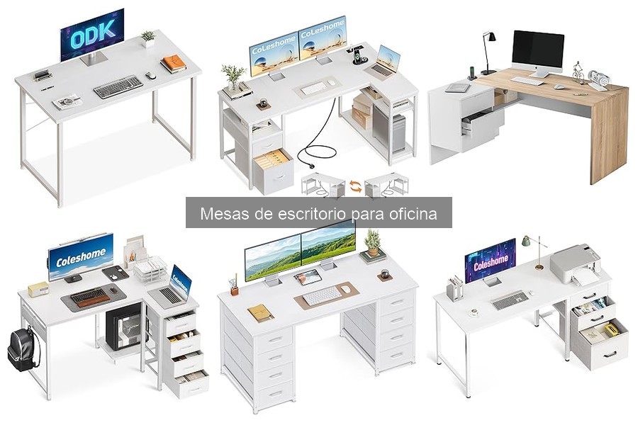 Tipos de mesas de escritorio para oficina: guía completa