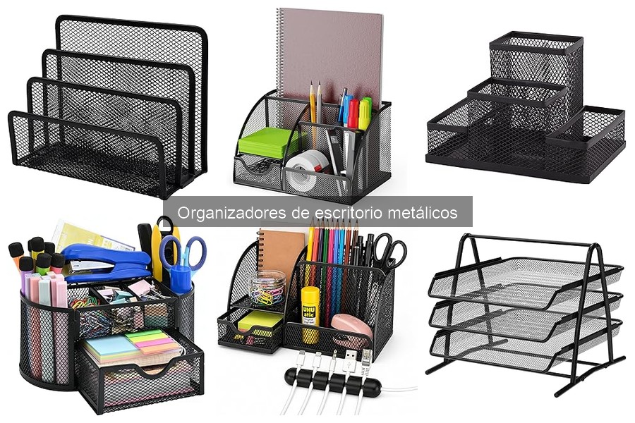 Tipos de Organizadores de Escritorio Metálicos para Tu Oficina