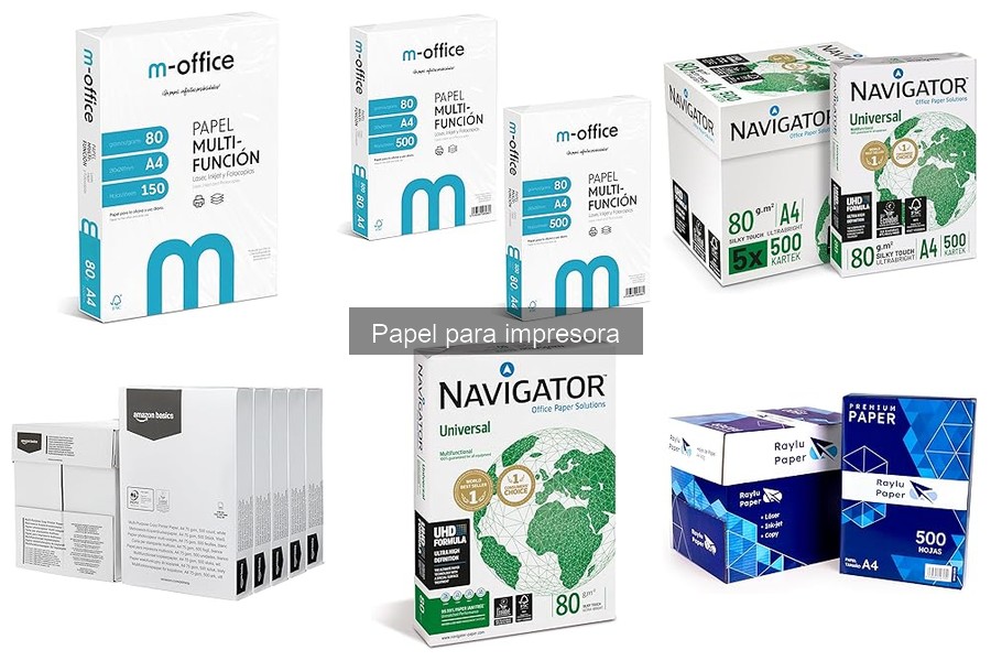 Tipos de papel para impresora y sus usos específicos