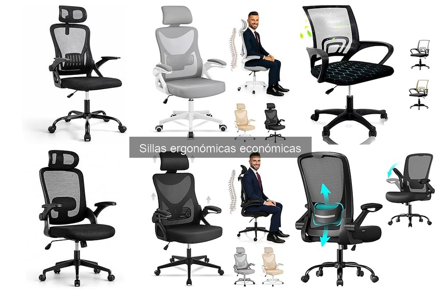 Tipos de sillas ergonómicas económicas para tu hogar