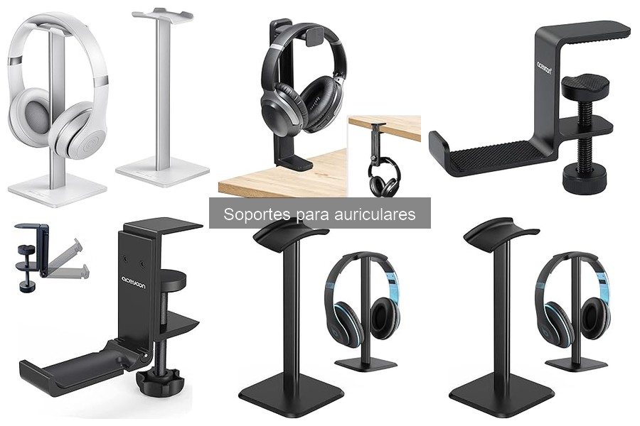 Tipos de soportes para auriculares: guía completa y ejemplos