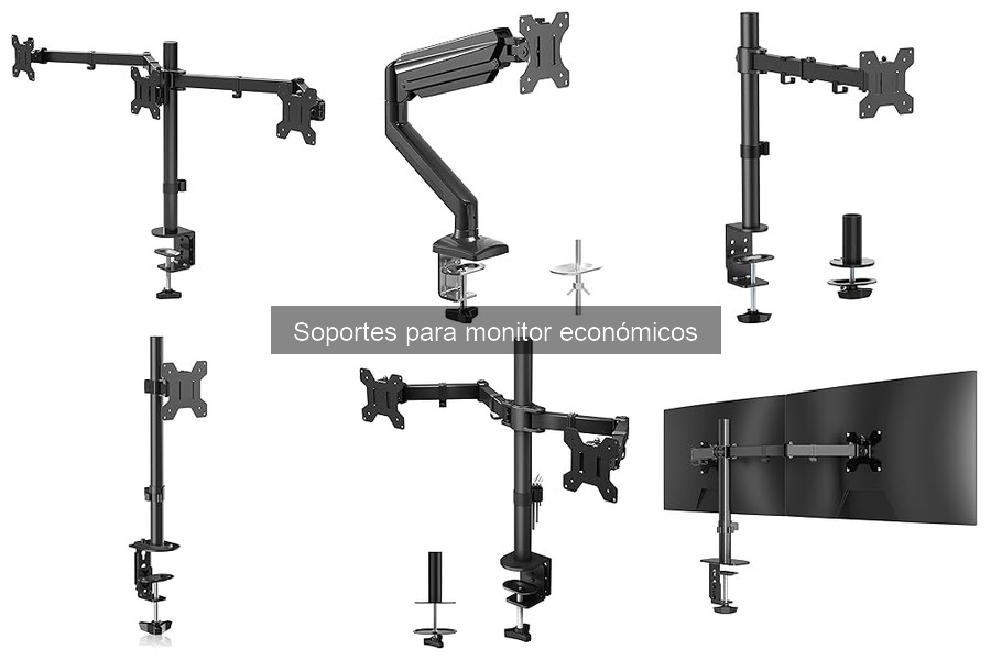 Tipos de soportes para monitor económicos: guía práctica