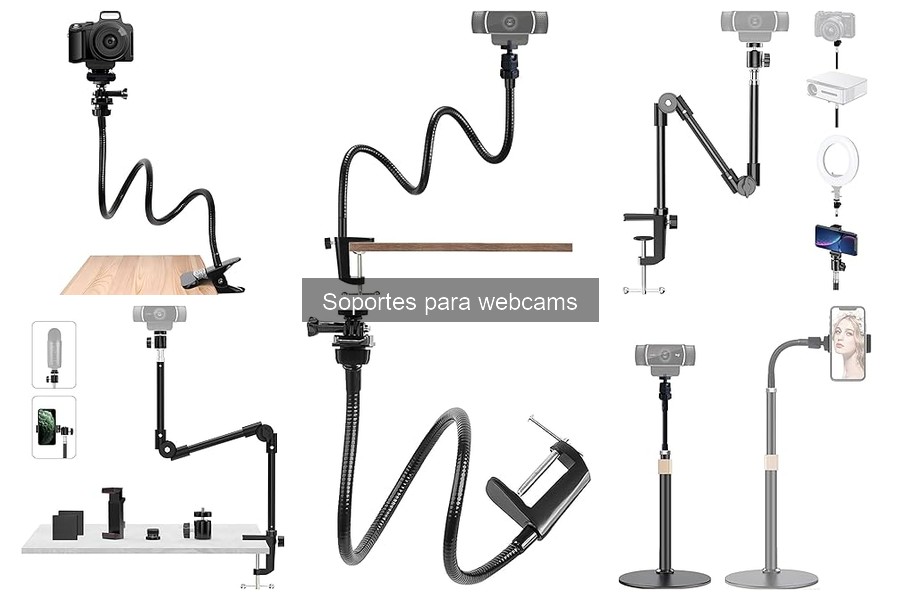 Tipos de soportes para webcam: Guía completa y comparativa
