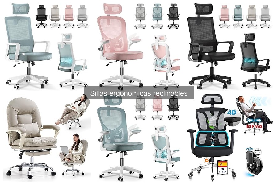 Todo lo que necesitas saber sobre sillas ergonómicas reclinables