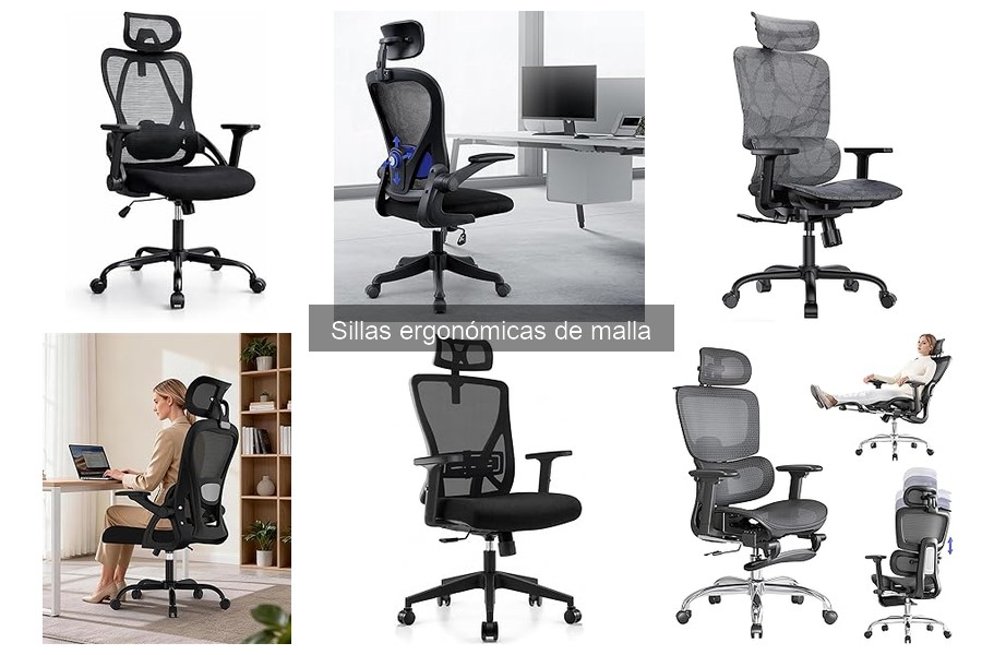 Todo sobre las sillas ergonómicas de malla para tu oficina en casa