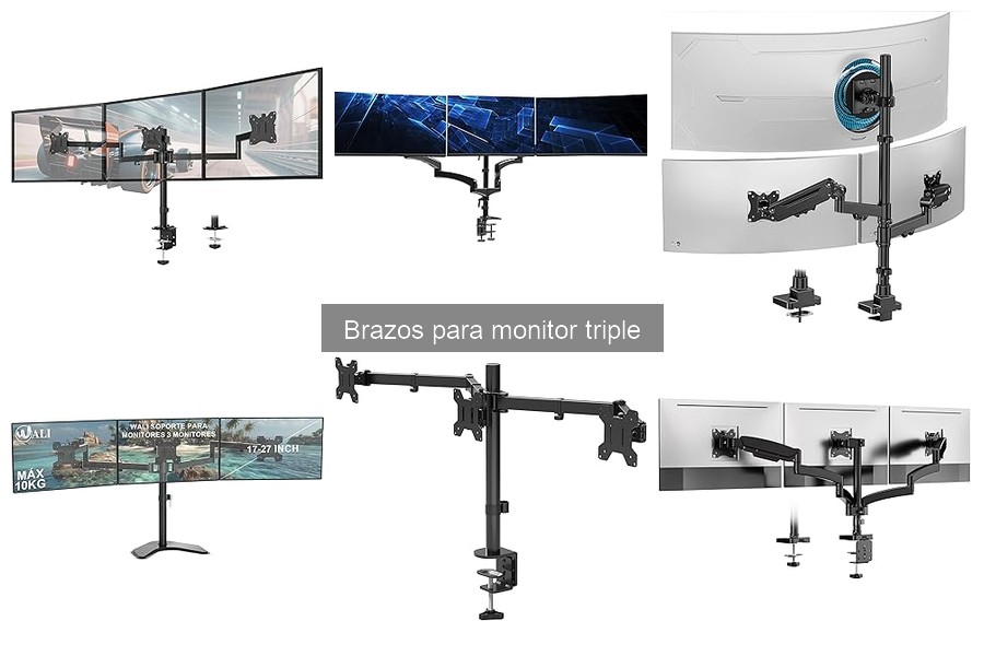 ¿Vale la pena un brazo para monitor triple? Guía de compra
