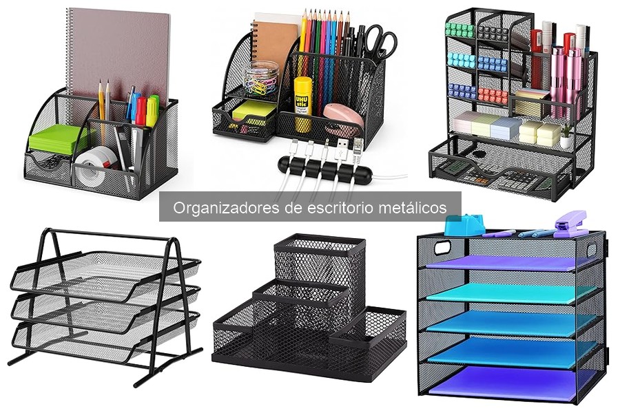 Ventajas de los organizadores de escritorio metálicos