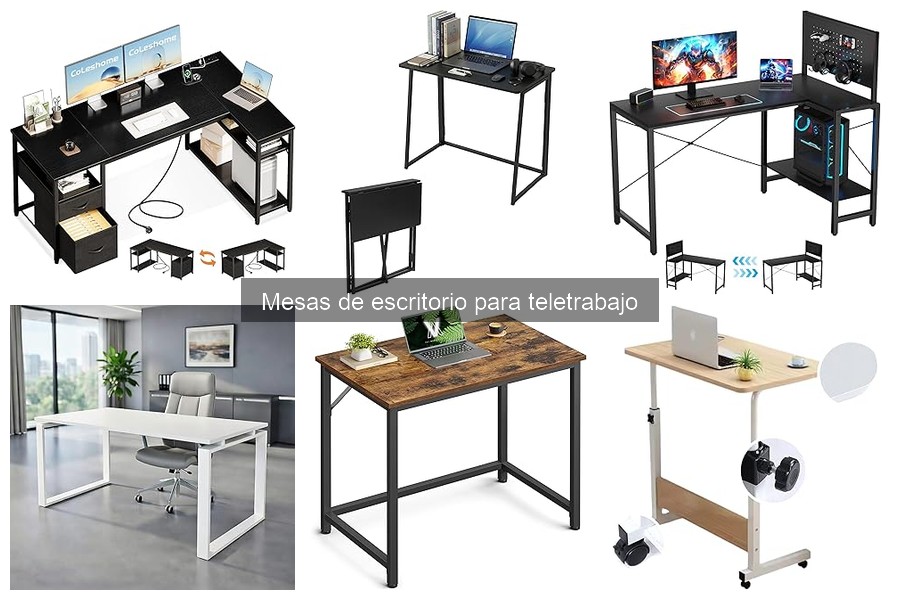 Ventajas de mesas de madera vs. mesas de metal para teletrabajo