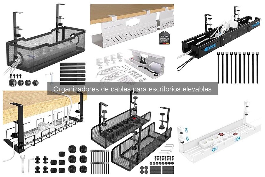 Ventajas de Usar Organizadores de Cables en Escritorios Elevables