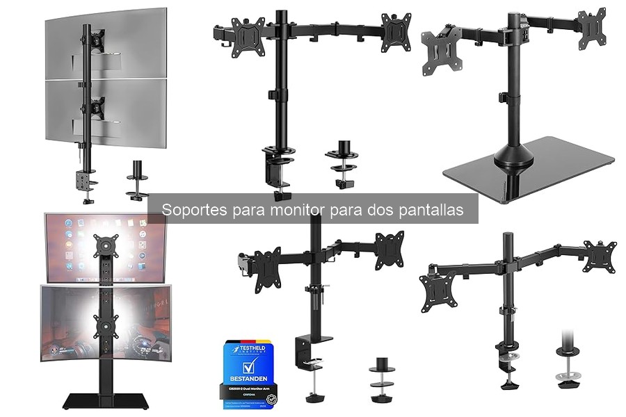 Ventajas del soporte para monitor de dos pantallas en casa