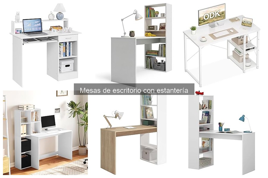 Ventajas y desventajas de mesas de escritorio con estantería