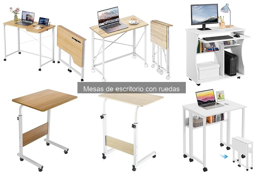Ventajas y desventajas de mesas de escritorio con ruedas