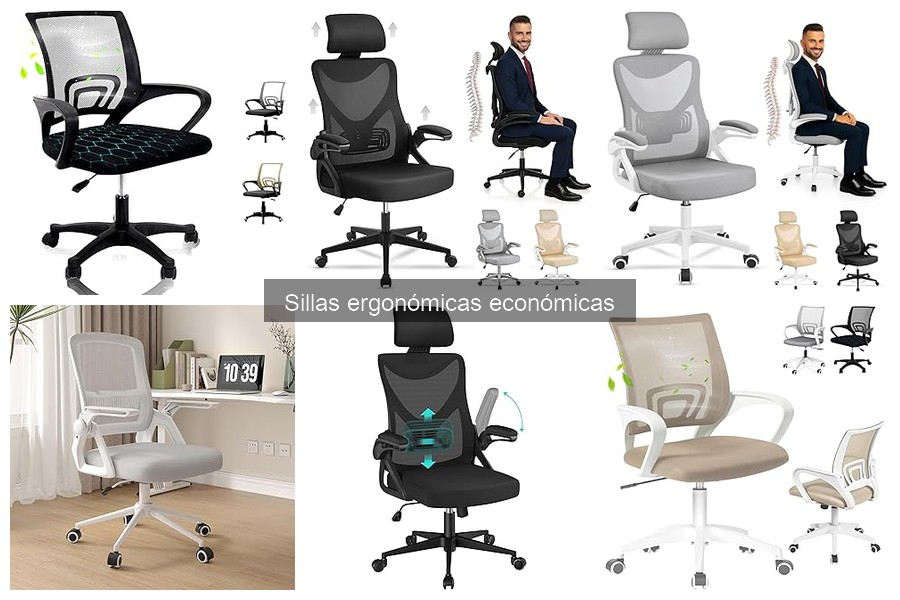 Ventajas y desventajas de sillas ergonómicas económicas