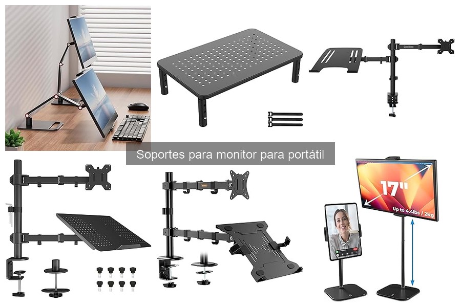 Ventajas y desventajas de soportes para monitor con portátil