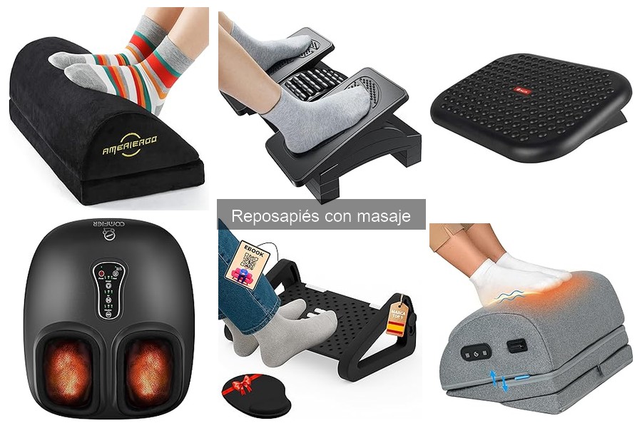 Ventajas y desventajas de un reposapiés con masaje