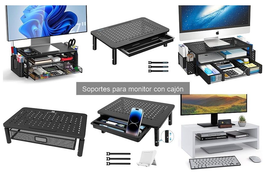 Ventajas y desventajas de un soporte para monitor con cajón
