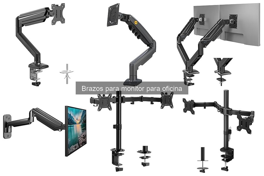 Ventajas y desventajas de usar brazos para monitor en oficina